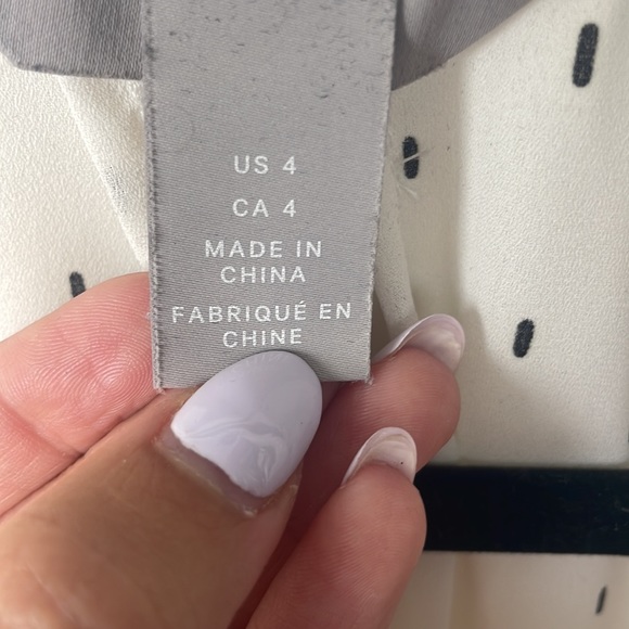 Off white short sleeve blouse - Picture 2 of 3